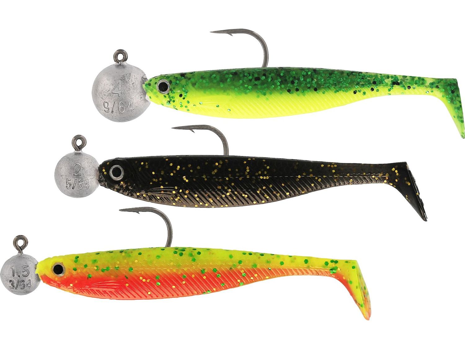 Shadteez Slim R N R 4.7cm 1.5/2.5/4g Mix, Colour: Dark Water Mix 3 pcs