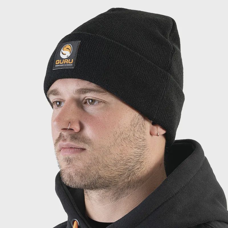 Guru Patch Beanie, Colour: Black