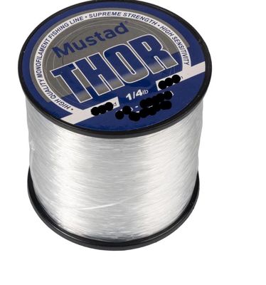 Mustad Thor Monofilament Clear 1/4 Spool Mustad Thor Monofilament Clear 1/4 Spool