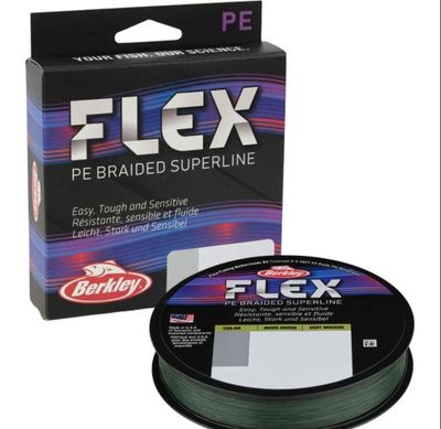 Berkley  Flex  Braid 135 m Moss Green braided line