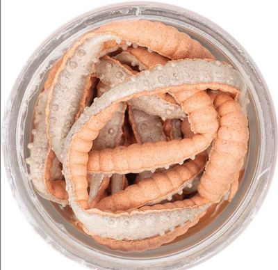 Berkley PowerBait Power Honey Worm Orange Pearl – 2.5 cm (Approx. 55 Pack)