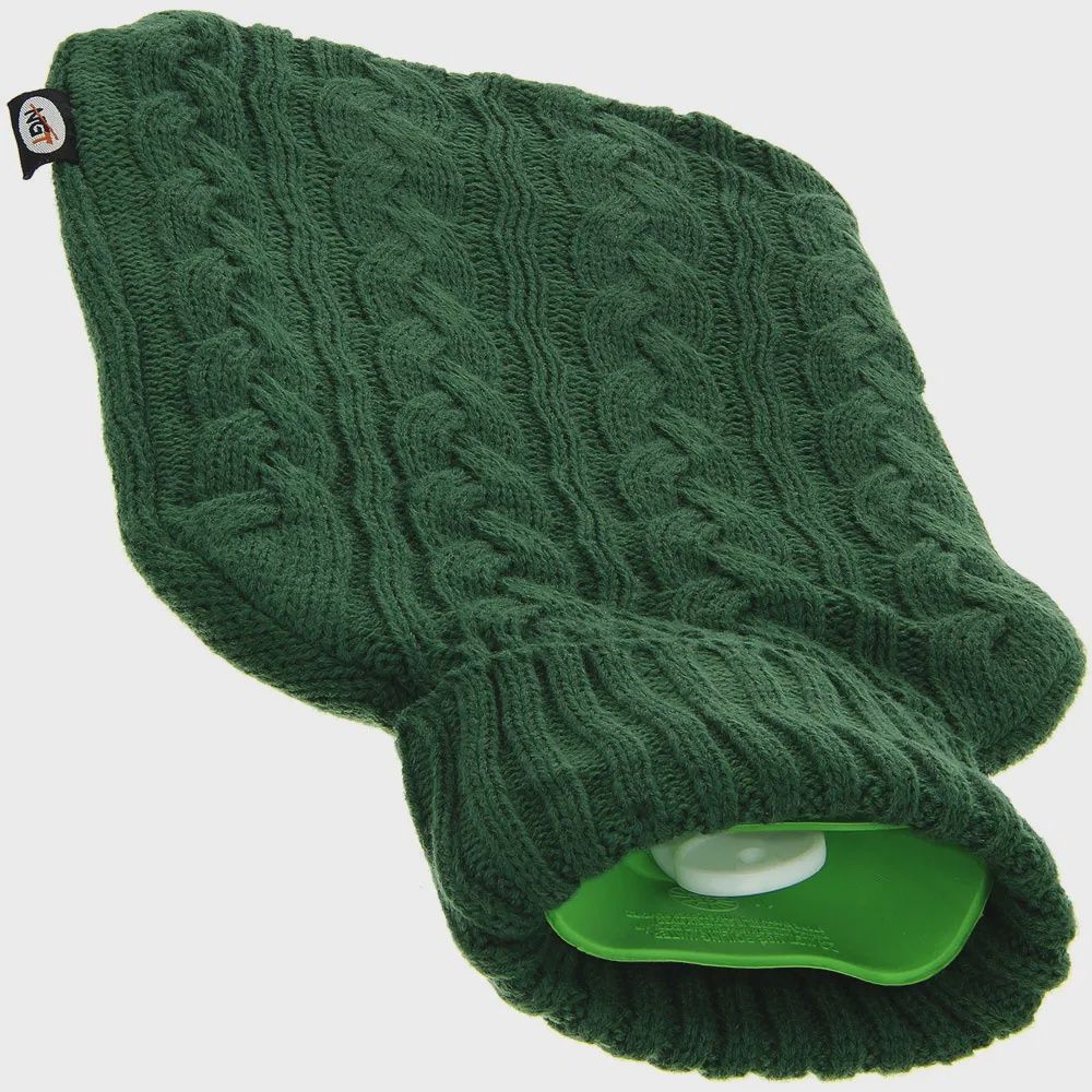 NGT Hot Water Bottle - 2L Capacity with Knitted Cover