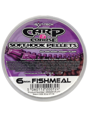 Soft Hook Pellets Fishmeal 6mm (90g) Soft Hook Pellets Fishmeal 6mm (90g)