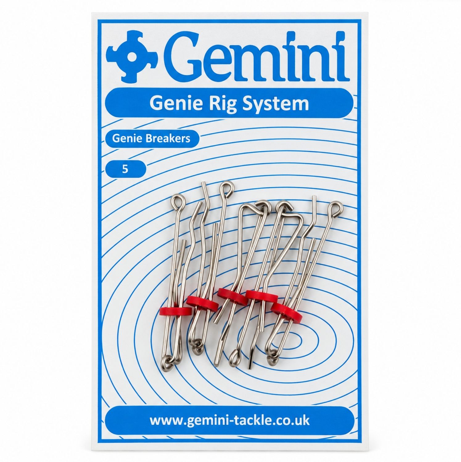 Gemini Genie Breakers Rotten Bottom Sea Fishing Lead Release Clips 5 Pack