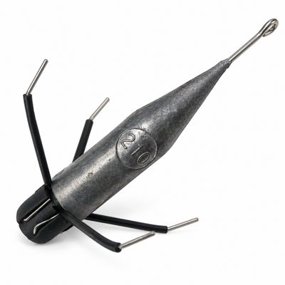 Gemini Breakout Grip Lead 210g Black Sea Fishing Sinker