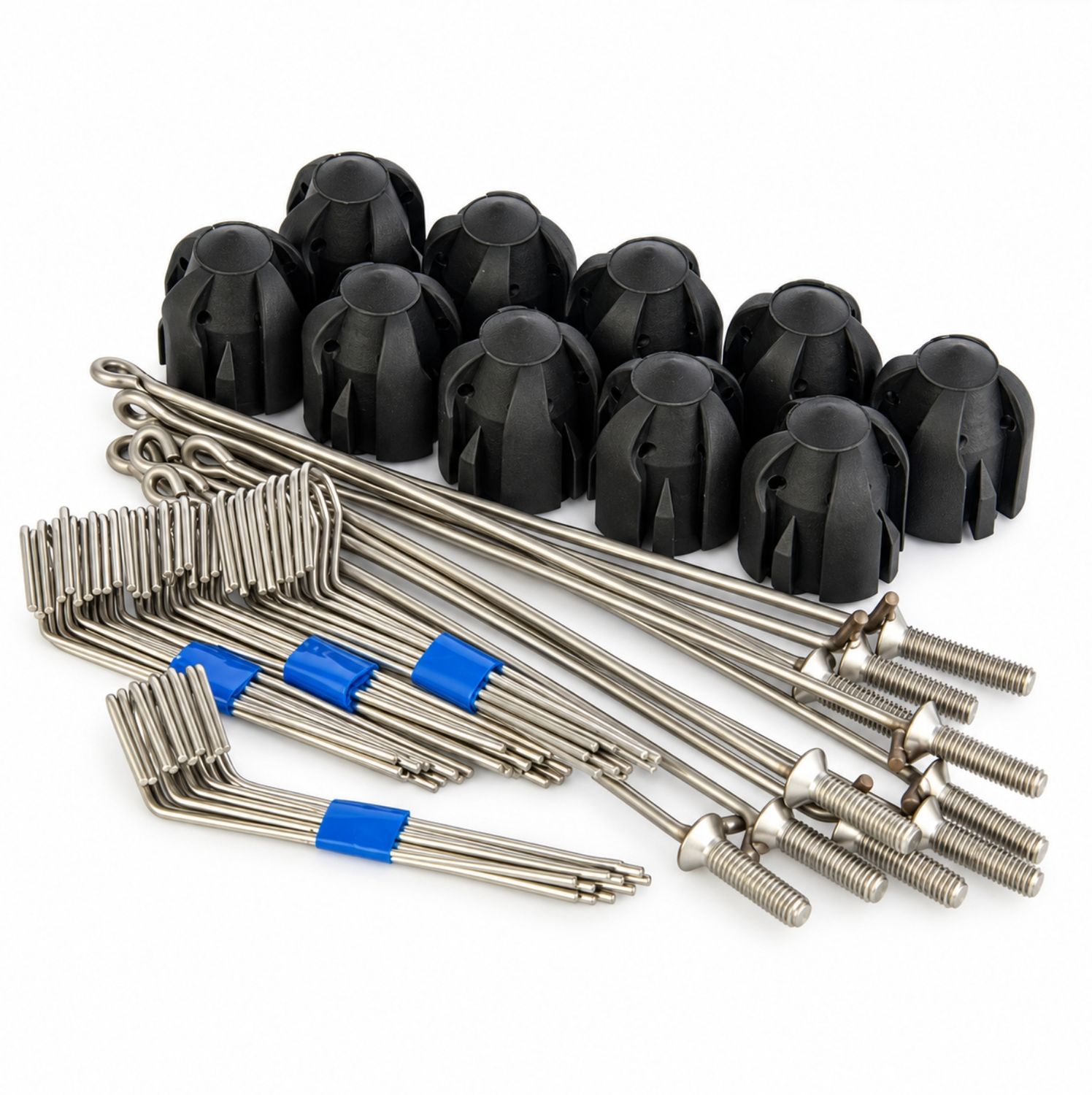 Gemini System 100+ Side Grip Sinker Assembly Kit Black Makes 10 Sinkers