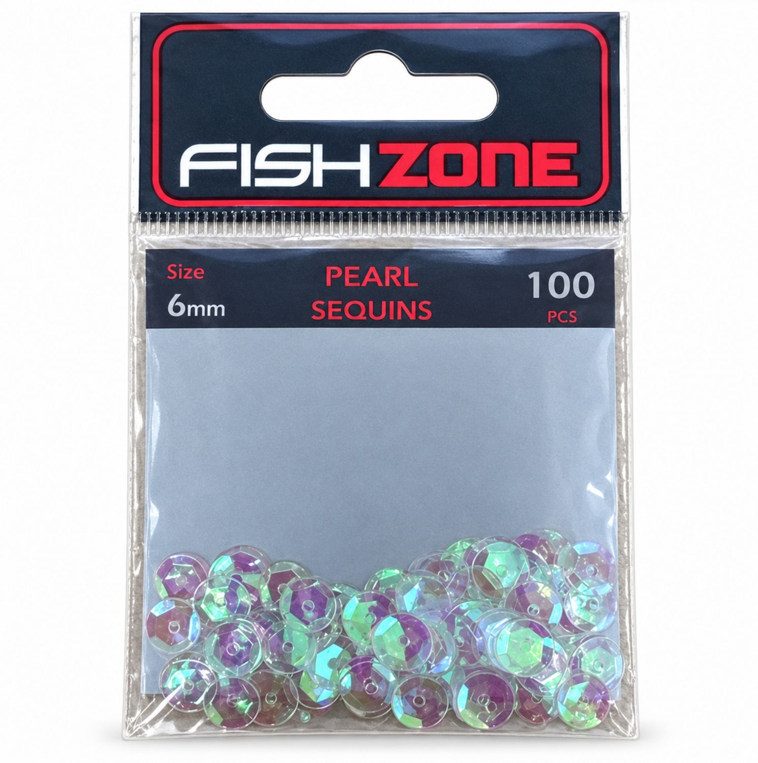 Fishzone 6mm Pearl Sequins Sea Fishing Rig Attractors 100 Pack