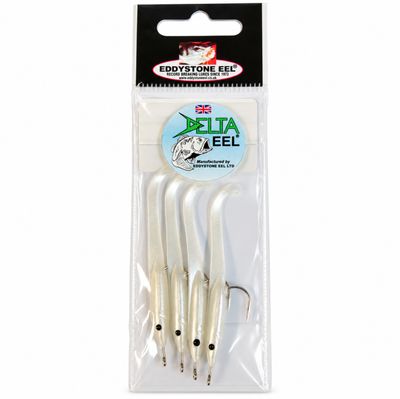 Delta Eels Pearl Sea Fishing Lures 50mm 4 Pack weymouthangling.com
