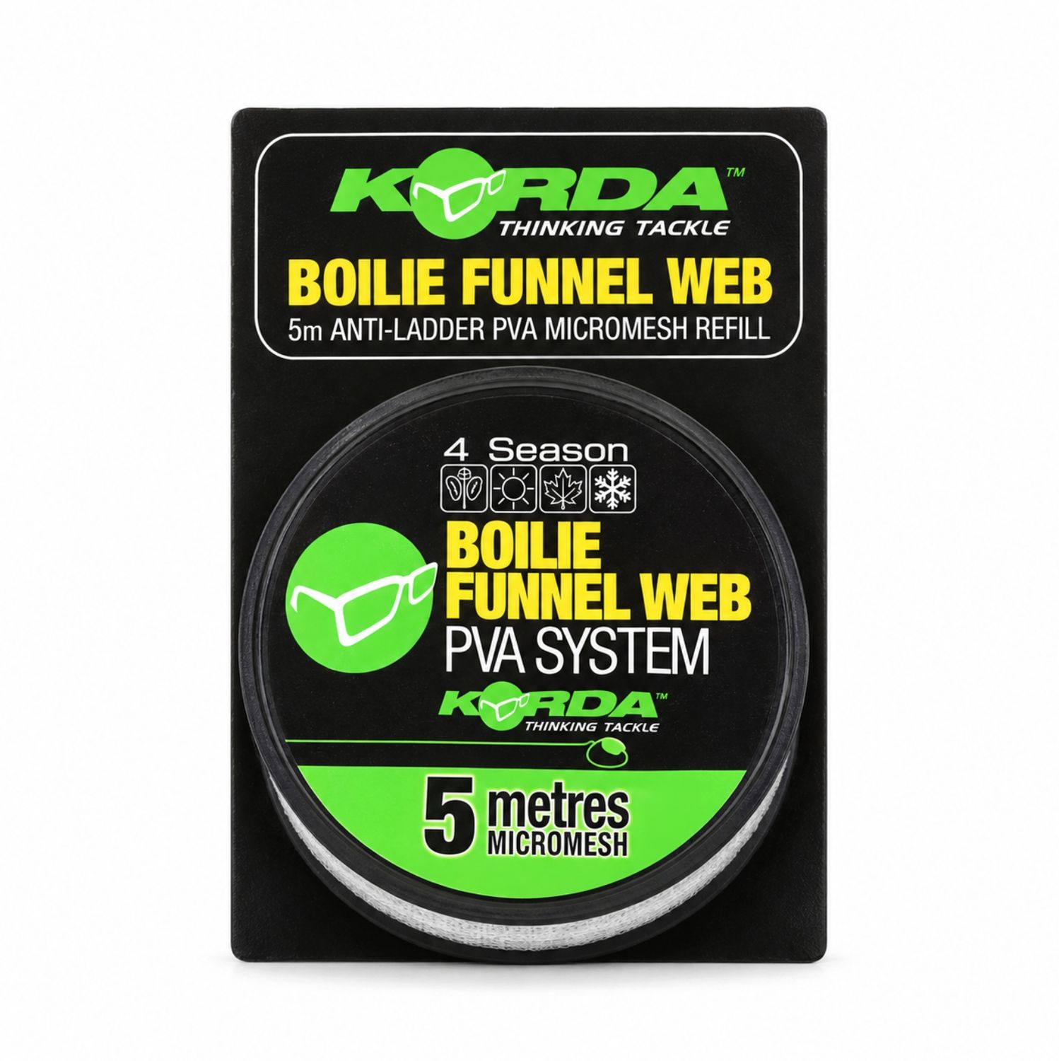Korda Boilie Funnel Web 4 Season Micromesh PVA Refill 5m Carp Fishing