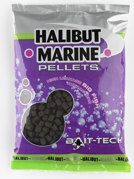 Bait tech Halibut Marine Pre-Drilled Pellets 700G, Size: 20MM