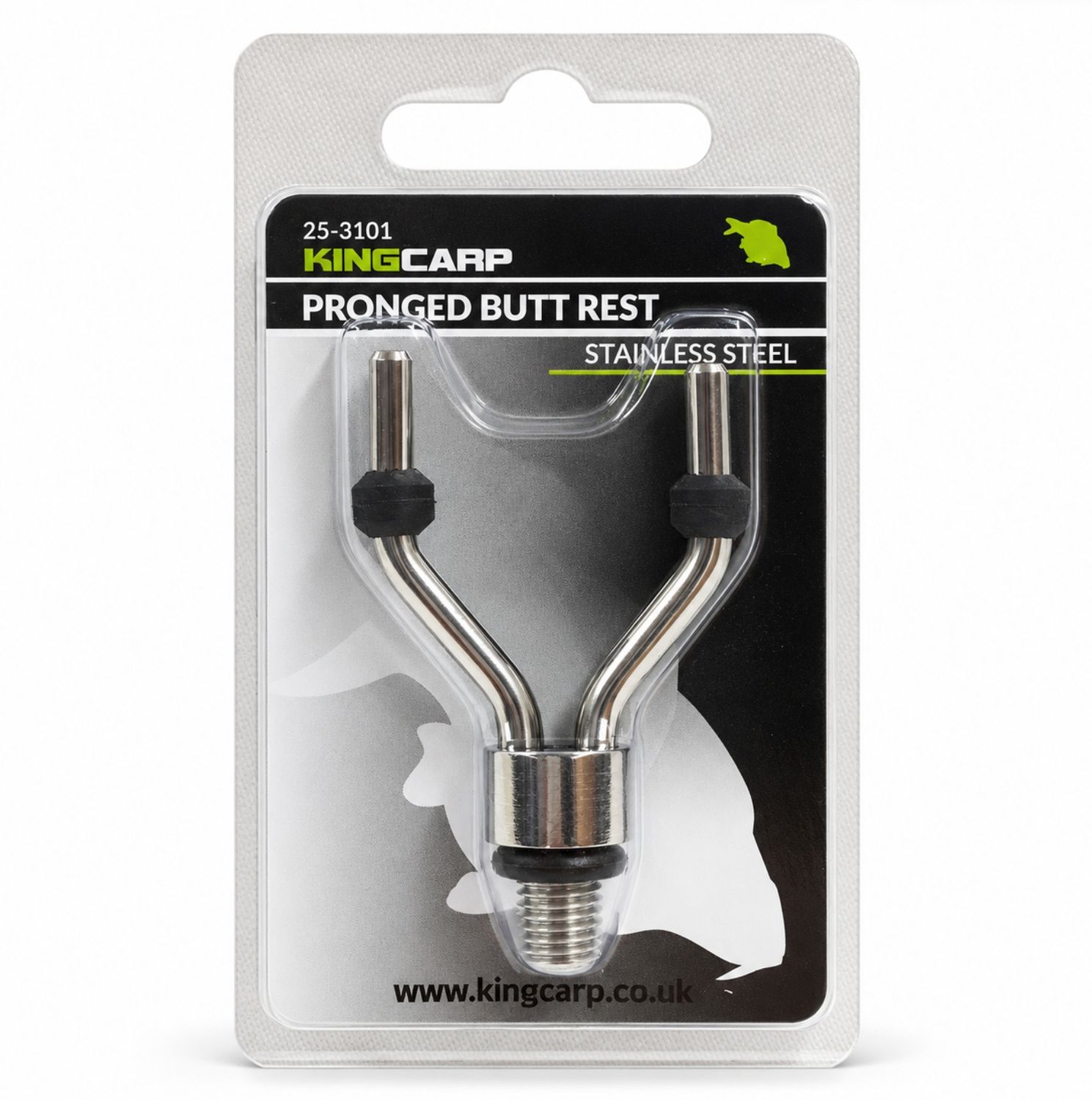 Kingcarp Stainless Steel Pronged Butt Rest for Banksticks &amp; Rod Pods