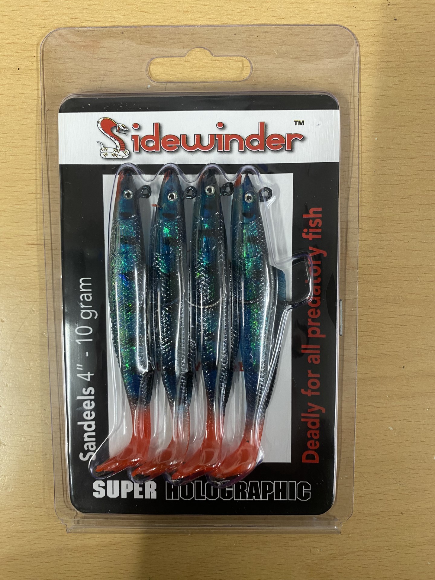 Sidewinder Sandeels 4"" *Various Colours*