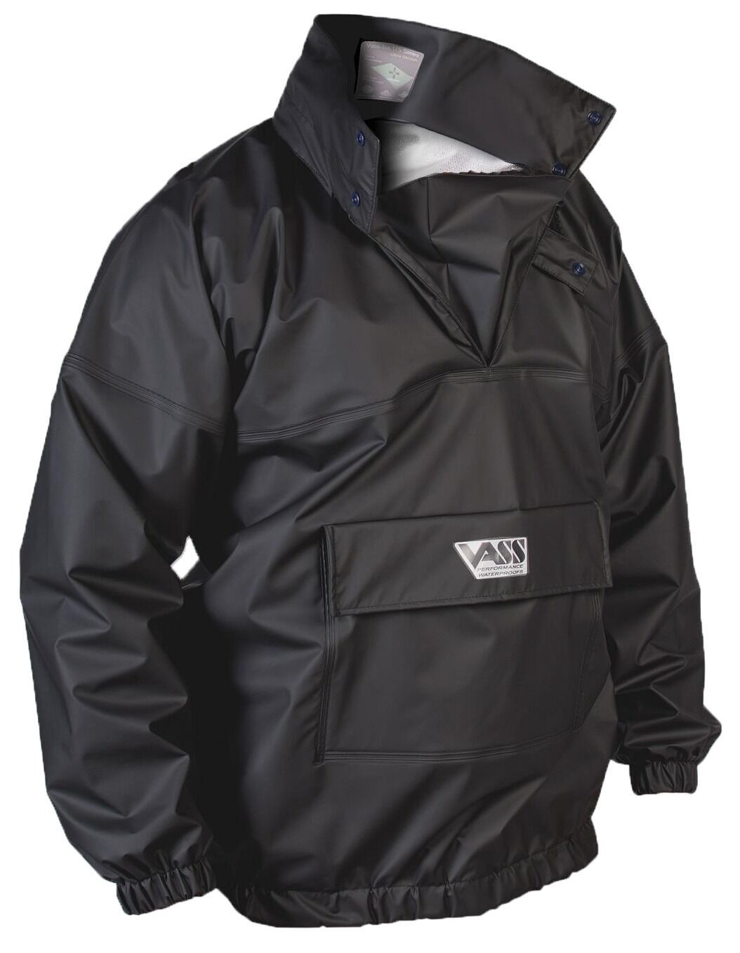 Vass 175 Smock Black Unlined, Size: Small