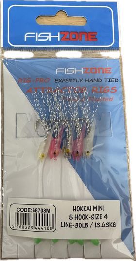 Fishzone Attractor Rigs, Type: Hokkai Mini sz4