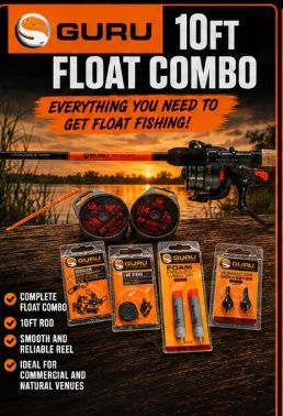 Guru 10ft Float Rod &amp; Reel Combo
