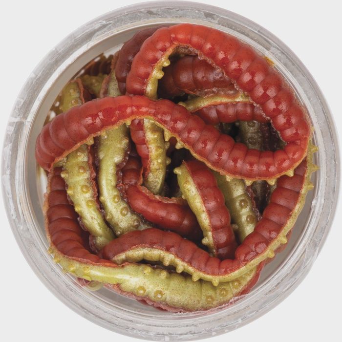 Berkley PowerBait Honey Worm – Red / Yellow