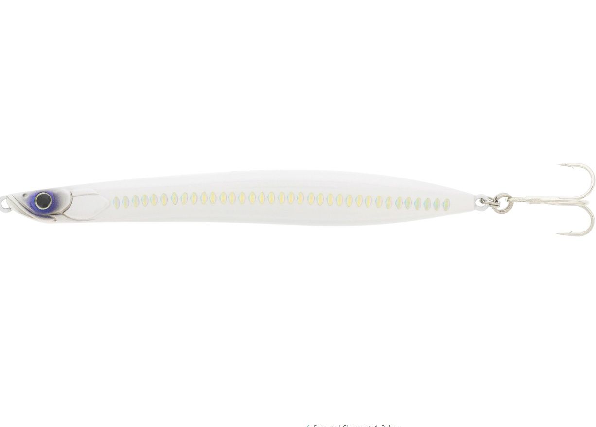 Westim Sandy Fixed S-Bass – 10cm / 14g, Colour: Bright White Scales