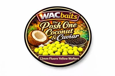 The Posh One Coconut &amp; Caviar – 12mm Fluoro Yellow Wafters