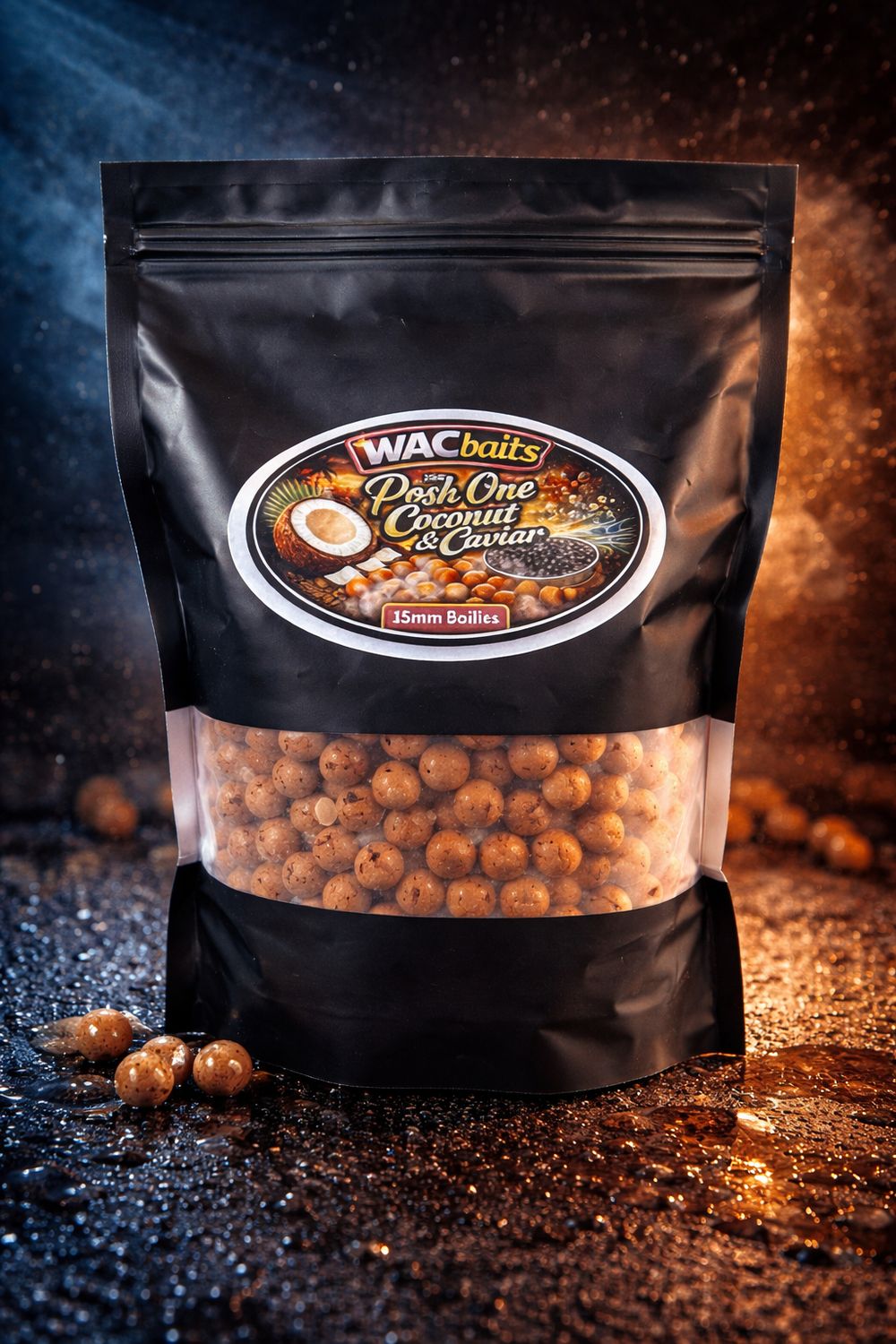 The Posh One Coconut &amp; Caviar – 15mm Boilies (Shelf Life)