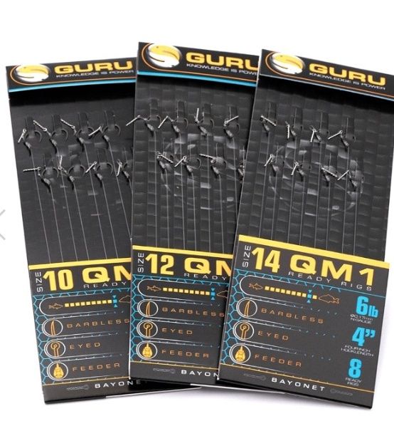 Guru QM1 Bayonet 4", Size: 10 0.22mm 9lb