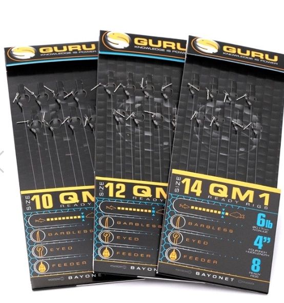 Guru QM1 Bayonet 4", Size: 10 0.22mm 9lb