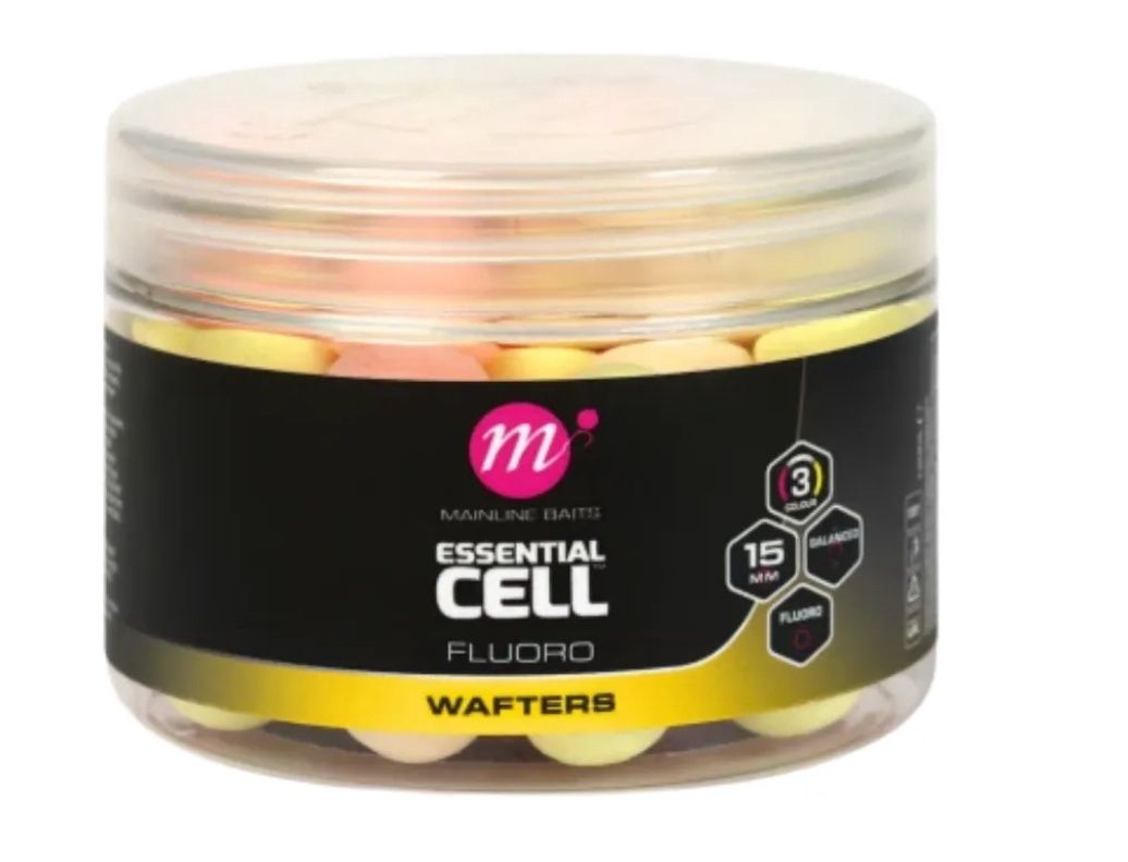 Mainline Essential Cell Wafters Fluoro Wafters Mixed Colours 15mm