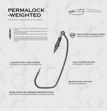 BKK Permalock Weighted Hooks