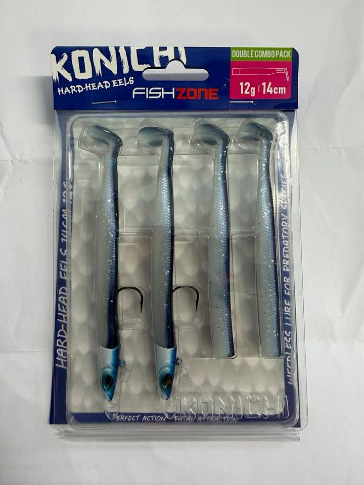 Konichi Hard Head Eel 14cm 12G, Colour: 12g Bluey