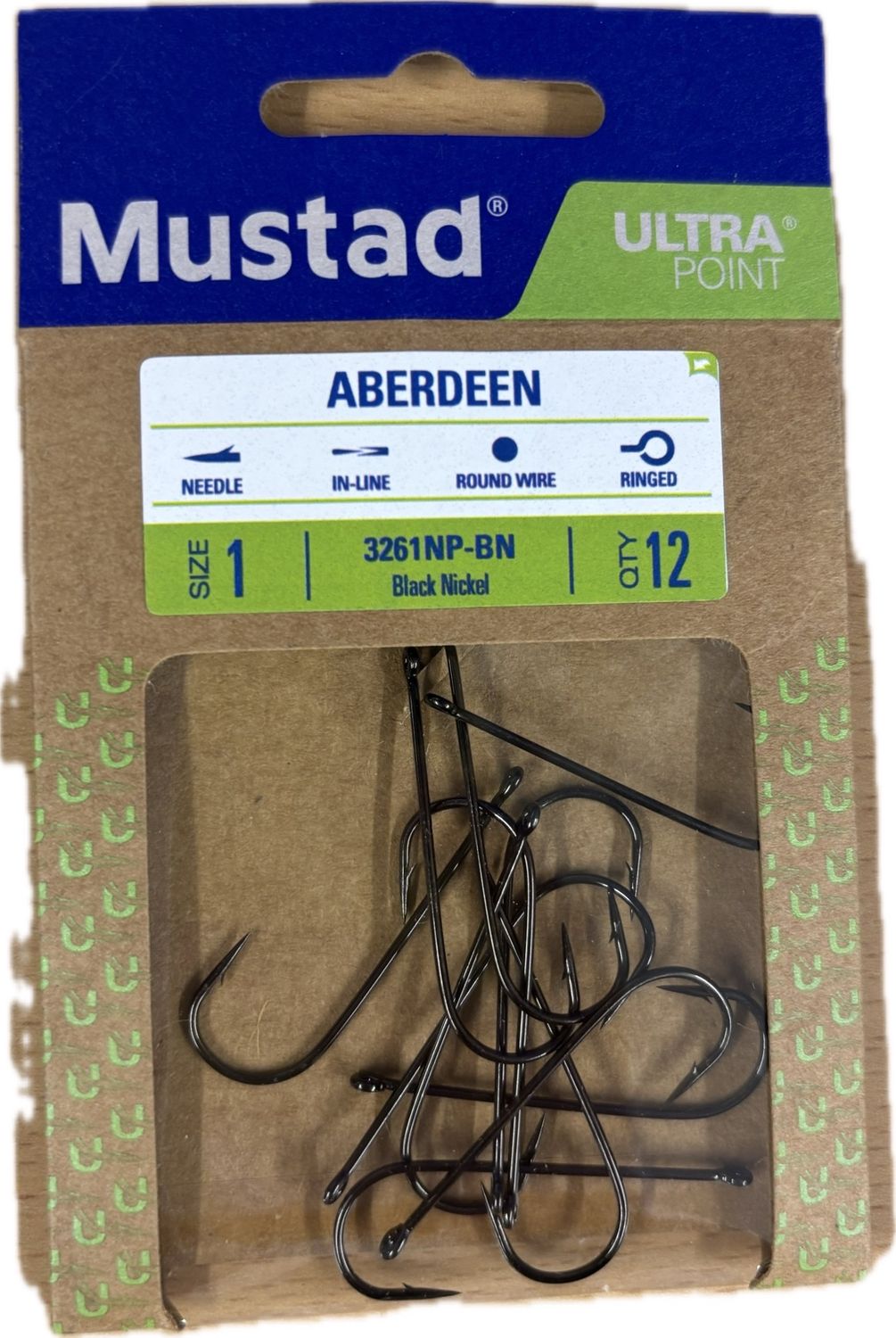 Mustad Aberdeen 3261NP BN Hooks 12 pcs
