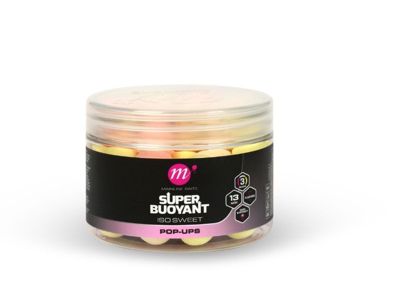 Mainline ISO Sweet Super Buoyant Pop Ups 13mm PYW Mix