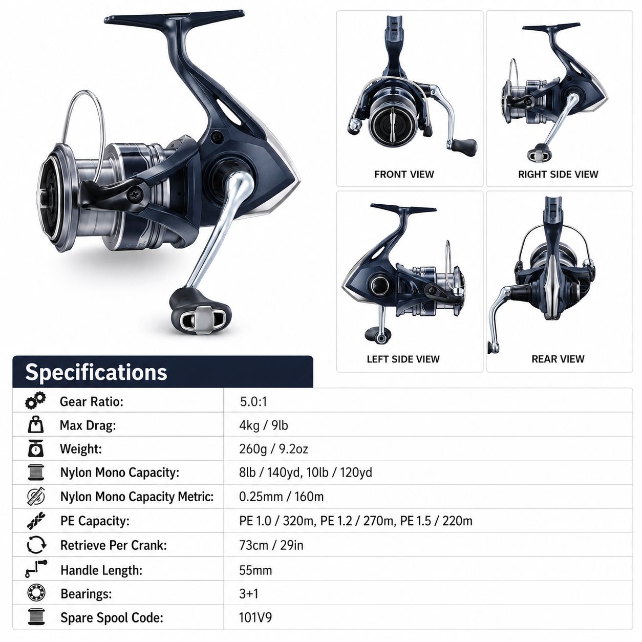 Shimano Catana Reel 2500FE *Latest Edition*