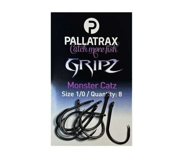 GRIPZ Monster Catz Wide Gape Hooks Size 1/0