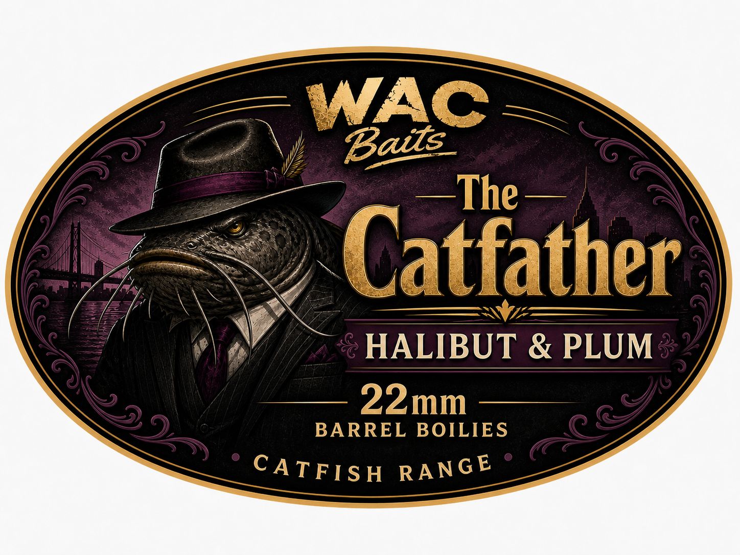 Wac Baits The Catfather 22mm Barrel Boilies