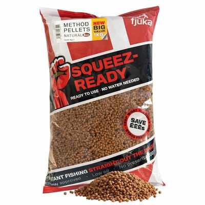 Fjuka Squeez-Ready™ Method Pellets 2mm 1KG