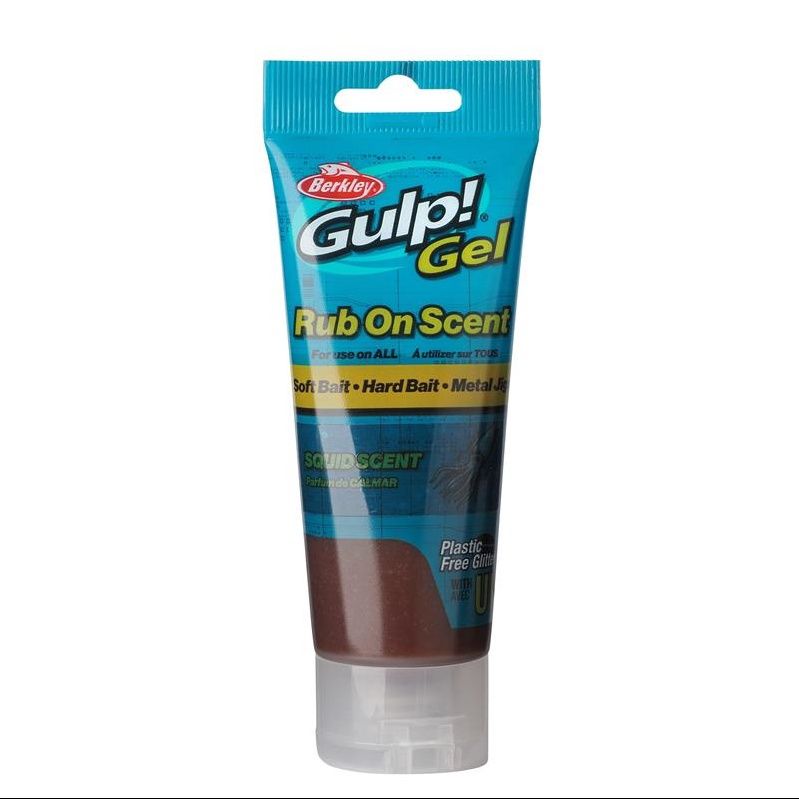 Berkley Gulp Gel Rub On Scent 80ml Squid Brown Silver Flake 80ML