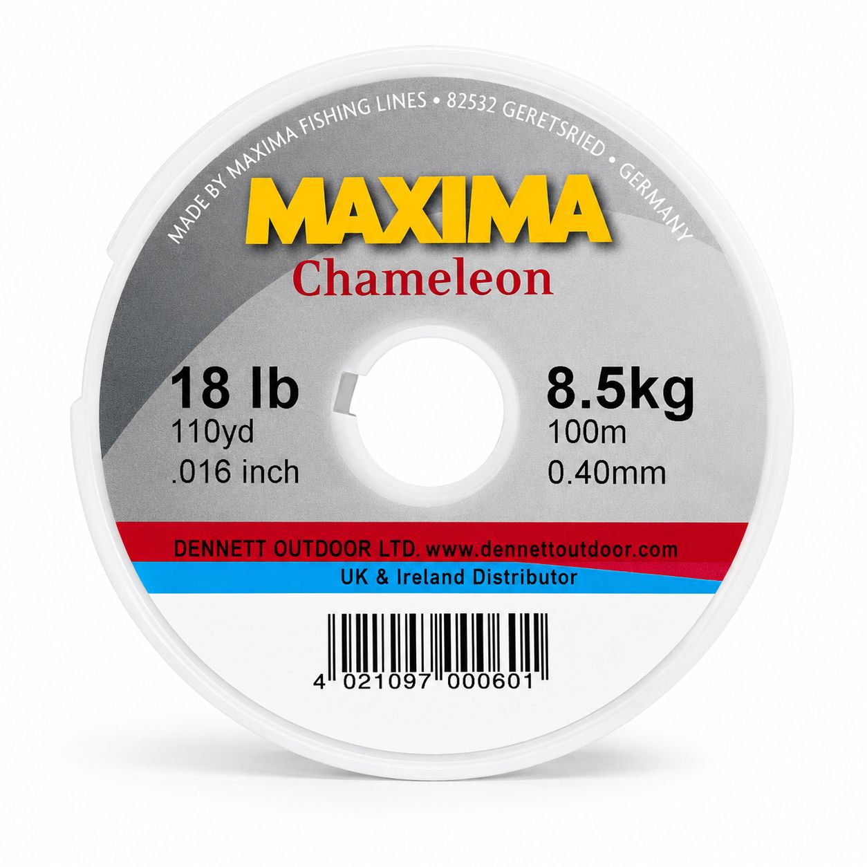 Maxima Chameleon Monofilament Line 18lb 100m