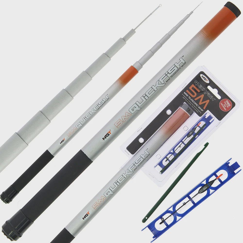 NGT Quickfish 5m Whip Combo