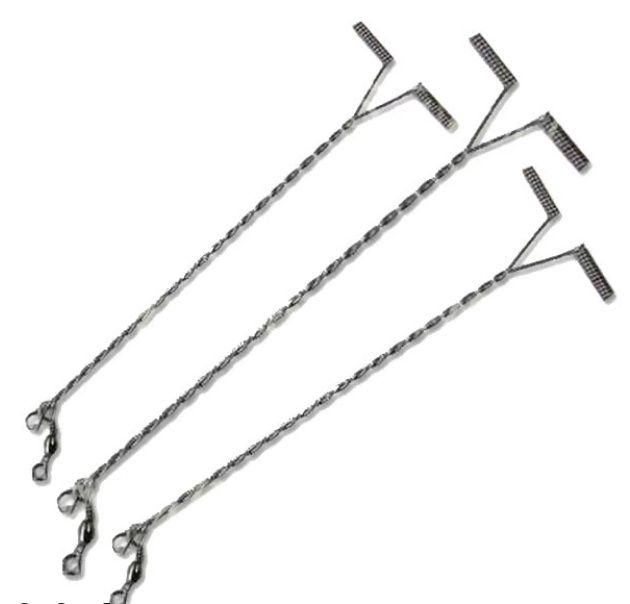 Breakaway Twisted Wire Booms 10pcs