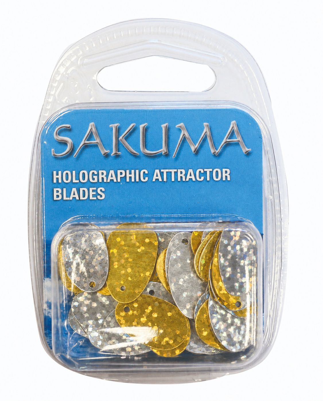 Sakuma Holographic Attractor Blades Gold and Silver