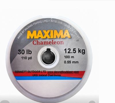 Maxima Chameleon Monofilament Fishing Line 100m 30lb