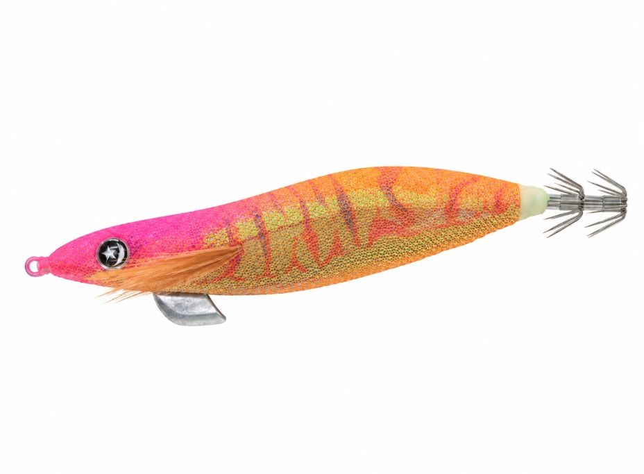 Tsuriken Egista BTB 3.0 Squid Jig 18.5g Normal, Colour: Keimura Orange 4989801810314