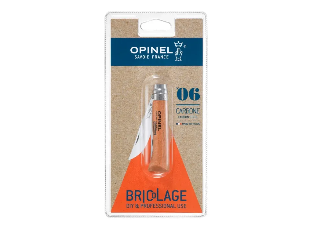 Opinel Classic Originals Carbon Steel Knife, Size: NO.6