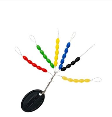 Tronixpro Oval Rubber Stops Multicoloured