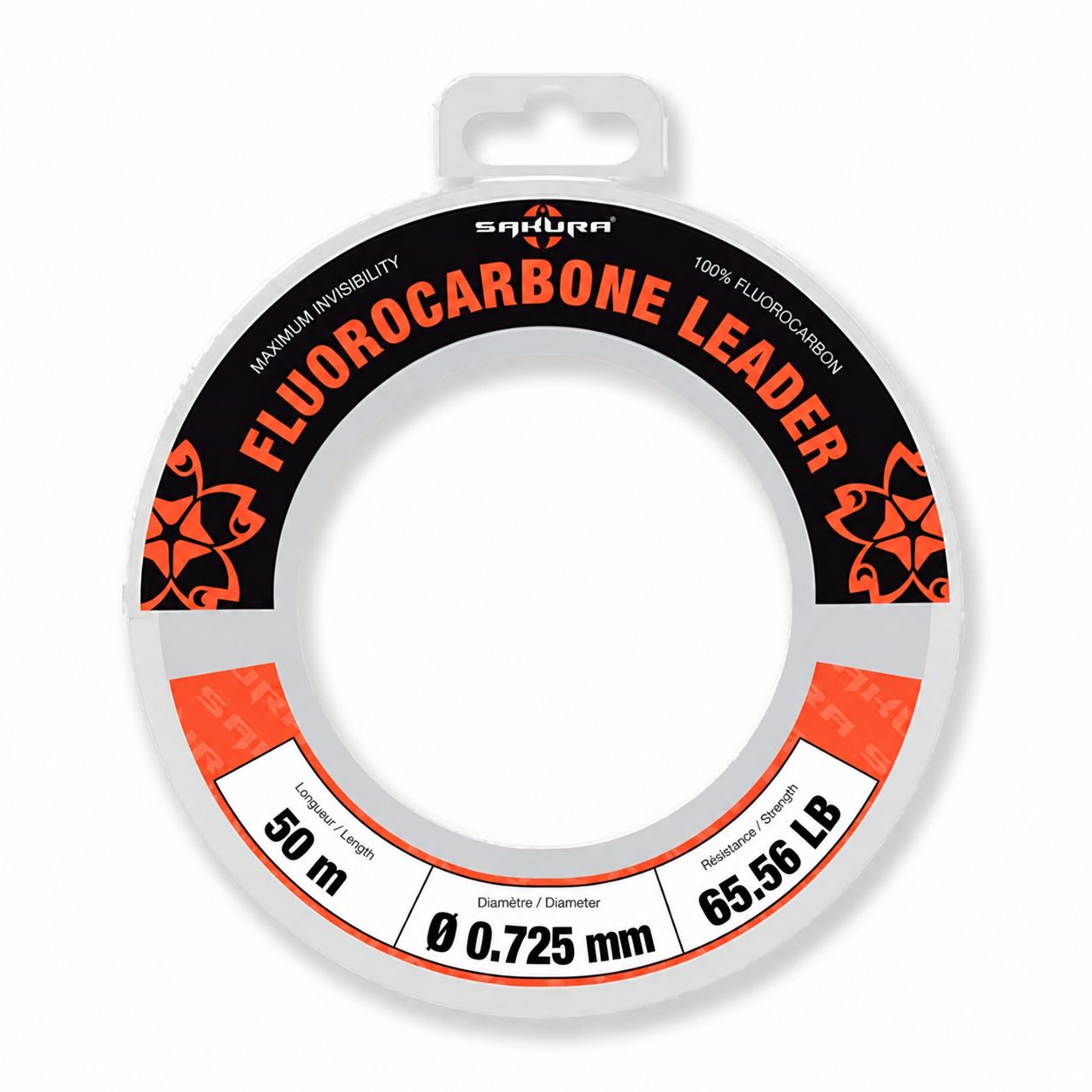 Sakura Fluorocarbon Leader 50m | 0.725mm | 65.56lb