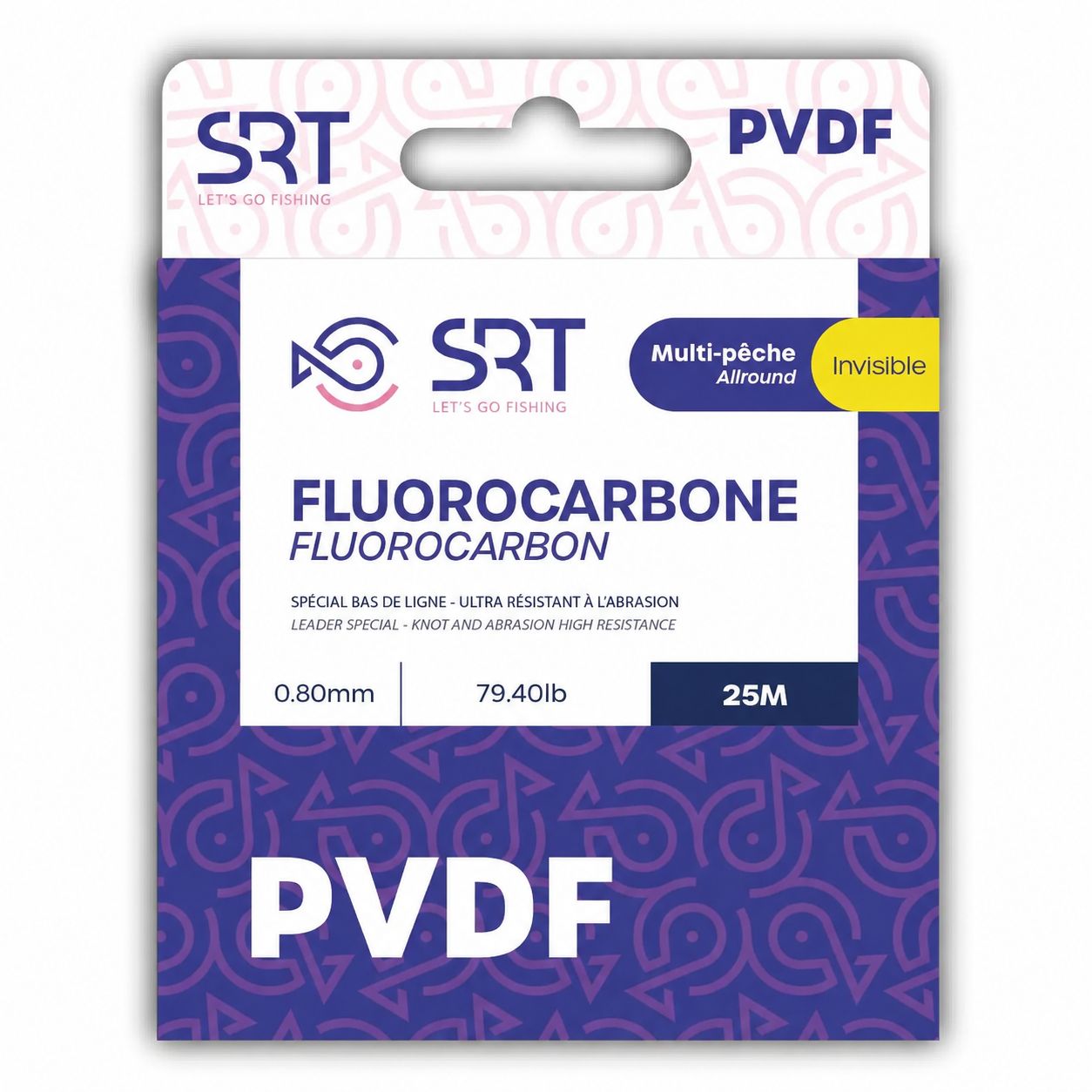 SRT Fluorocarbon PVDF 25m 0.80mm 79.40lb