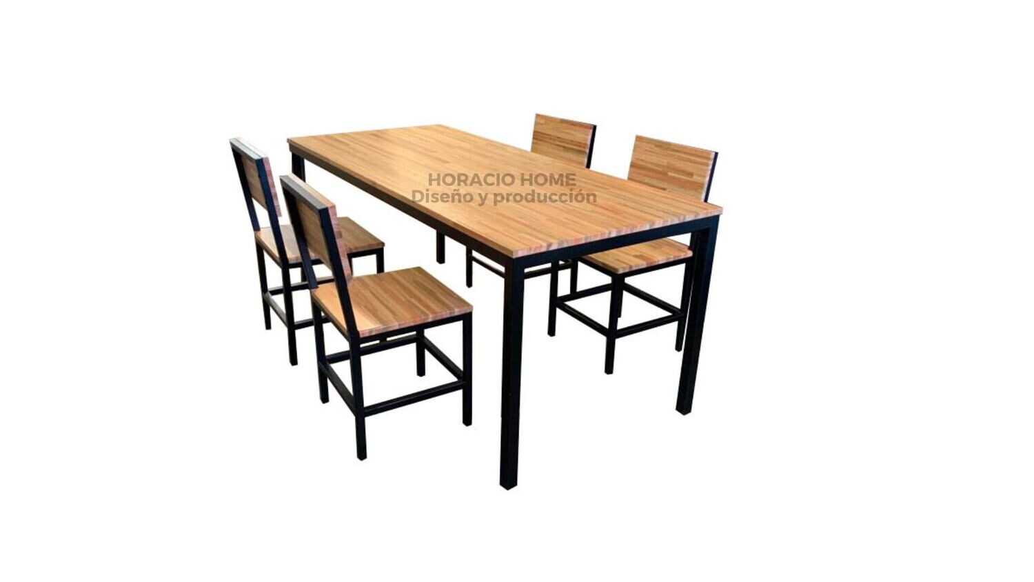 Juego comedor 4 sillas