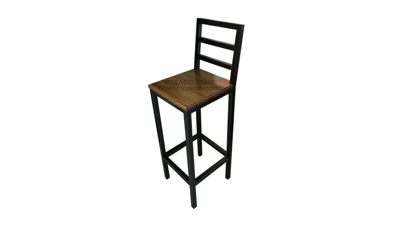 Banqueta con respaldo