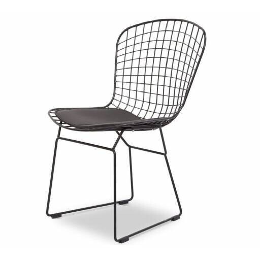 Silla Bertoia Negra
