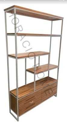 Estantería irregular con cajones