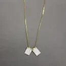 Mother of Pearl Scapular Necklace
